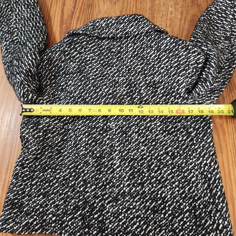 Talbots Double Breasted Cropped Wool Alpaca Blend Double Breasted Pea‎ Coat 6P